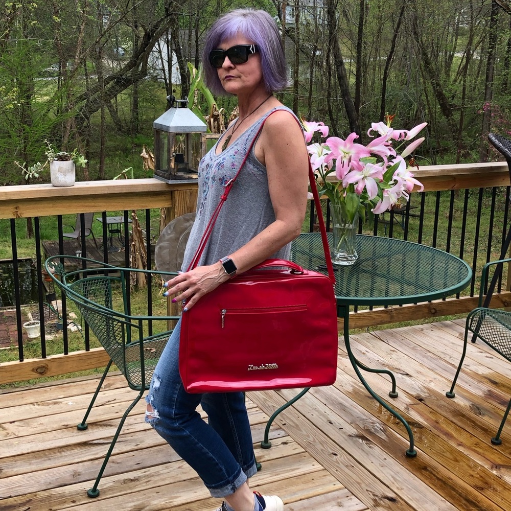 Lux de Ville computer bag/briefcase.